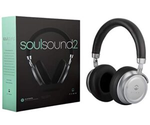 paww soulsound 2 headphones – over ear bluetooth wireless headphones – bass boost button – 17 hours playtime – foldable – modern fashion & sound quality combined – for enthusiasts & audiophiles