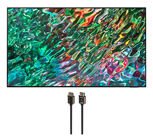 SAMSUNG QN75QN90BAFXZA 75" QLED Quantum Matrix Neo 4K Smart TV with an Austere 3S-4KHD2-2.5M III Series 4K HDMI 2.5m Cable (2022)