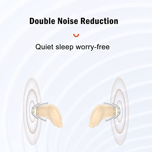 A.FORVI Sleep Earbuds Invisible Bluetooth Earbuds for Sleeping Smallest Sleep Buds Tiny Mini for Side Sleepers Wireless Hidden Headphones Small Discreet Bluetooth Earpiece with Charging Case