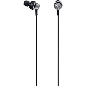 panasonic drops360° premium in-ear stereo headphones rp-hjx5-s (metallic silver) powerful bass