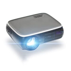 cxdtbh m8s full 1080p projector 4k 7000 compatible av usb with gift ( color : m8s-w )