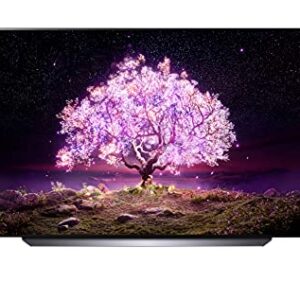 LG OLED83C1PUA C1 83 inch Class 4K Smart OLED TV w/AI ThinQ Bundle w/ 1 Free Additional Year Extended Warranty Authorized Dealer