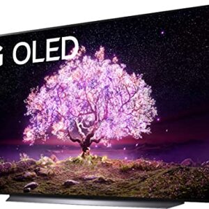 LG OLED83C1PUA C1 83 inch Class 4K Smart OLED TV w/AI ThinQ Bundle w/ 1 Free Additional Year Extended Warranty Authorized Dealer