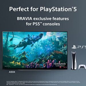 Sony 48 Inch 4K Ultra HD TV A90K Series: BRAVIA XR OLED Smart Google TV with Dolby Vision HDR and Exclusive Features for The Playstation® 5 XR48A90K- 2022 Model (Renewed)