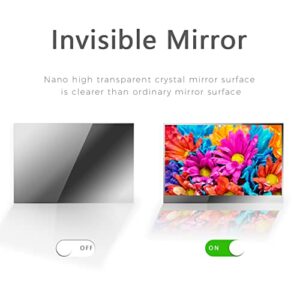 Soulaca 22 inches Smart Mirror TV Screen Waterproof Bathroom Shower Television Integrated WiFi Bluetooth 1080P ATSC Tuner 2023 New Model