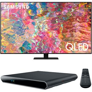 samsung q80ba 85 inch qled 4k smart tv (2022) cord cutting bundle with directv stream device quad-core 4k android tv wireless streaming media player