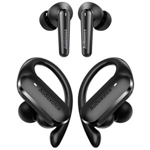 audiovance 2 sets earbuds speu 301, true wireless headphones bluetooth 5.2 earphones, euphony 301 for immersive music, speed 301 for workout, premium sound, clear calls, waterproof.