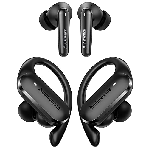 Audiovance 2 Sets Earbuds SPEU 301, True Wireless Headphones Bluetooth 5.2 Earphones, Euphony 301 for Immersive Music, Speed 301 for Workout, Premium Sound, Clear Calls, Waterproof.