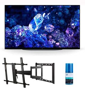 sony xr48a90k 48″ 4k bravia xr oled high definition resolution smart tv with a walts tv full motion mount for 43″-90″ tv’s and walts hdtv screen cleaner kit (2022)