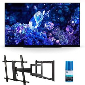 Sony XR48A90K 48" 4K Bravia XR OLED High Definition Resolution Smart TV with a Walts TV Full Motion Mount for 43"-90" TV's and Walts HDTV Screen Cleaner Kit (2022)