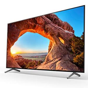 Sony X85J 85 Inch TV: 4K Ultra HD LED Smart Google TV with Native 120HZ Refresh Rate, Dolby Vision HDR, and Alexa Compatibility KD85X85J- 2021 Model, Black