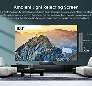 Hisense 100-Inch Class L5 Series 4K UHD Android Smart Laser TV with HDR (100L5F, 2020 Model)