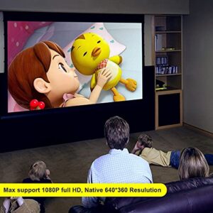 CXDTBH Mini Projector for 1080P Video Proyector Children Portable Projetor TD860 LED 3D Home Theater Smart Beamer Gift