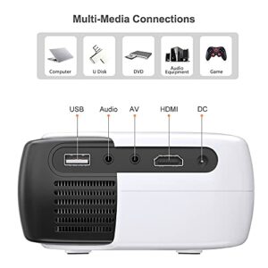 CXDTBH Mini Projector for 1080P Video Proyector Children Portable Projetor TD860 LED 3D Home Theater Smart Beamer Gift