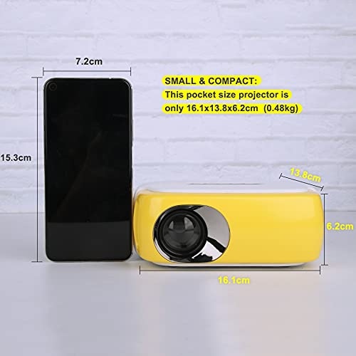 CXDTBH Mini Projector for 1080P Video Proyector Children Portable Projetor TD860 LED 3D Home Theater Smart Beamer Gift