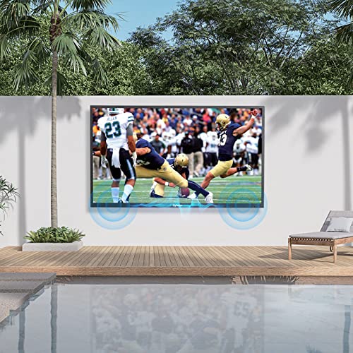 SYLVOX 43'' Outdoor Smart TV 4K UHD Waterproof TV 1000NIT High Bright HDR TV Android 11.0 Built-in Chromecast, with Voice Remote Control for Indoor and Outdoor Use