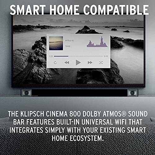 SAMSUNG QN55QN85BAFXZA 55" 4K Neo QLED UHD Smart TV in Titan Black with a Klipsch CINEMA-800 3.1 Dolby Atmos Soundbar with 10" Wireless Subwoofer (2022)