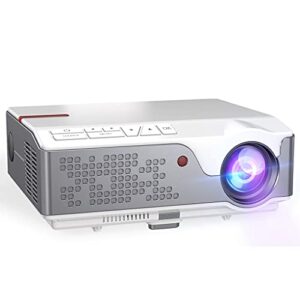cxdtbh full 1080p projector led native 1920 x 1080p 3d home theater smart phone beamer ( size : android version )