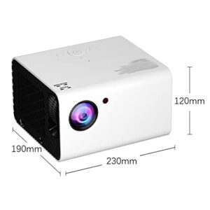 CXDTBH H5 Mini Led Projector 1920*1080p Resolution Support Full Video Beamer for Home Cinema Theater Pico Movie Projectors ( Color : D )