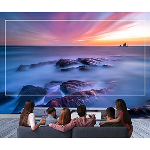 CXDTBH H5 Mini Led Projector 1920*1080p Resolution Support Full Video Beamer for Home Cinema Theater Pico Movie Projectors ( Color : D )