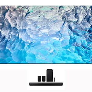 SAMSUNG QN65QN900BFXZA 65" 8K QLED UHD HDR Smart Infinity-Screen TV with a HW-Q990B Adaptive Soundbar with Surround Sound (2022)