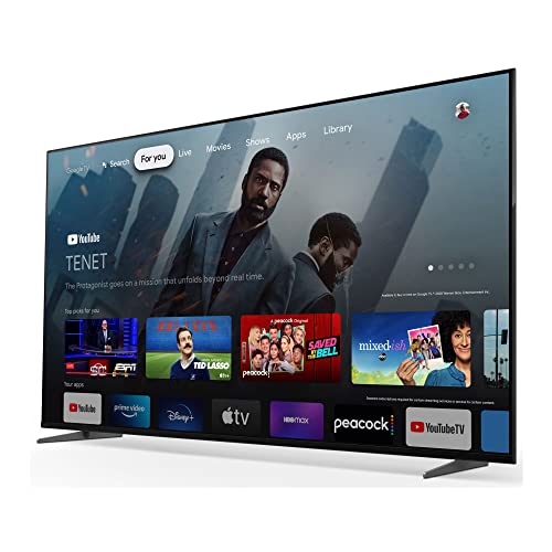 Sony 75-Inch 4K Ultra HD TV X90K Series BRAVIA XR Full Array LED Smart Google TV Bundle HT-A5000 Dolby Atmos Soundbar and 8-Outlet with Omniport USB (3 Items)