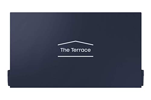 SAMSUNG QN75LST7TA The Terrace 75" Outdoor QLED 4K Smart TV with a HW-LST70T 3.0 Channel Soundbar with Dolby 5.1 Ch and a VG-SDC75G 75" Dark Gray Dust Cover for The Terrace TV (2020)