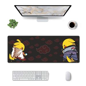 gaming mouse pad anime character mouse pad for computer – anime gaming large mouse pad non slip rubber mat for computers, desktop pc laptop office big mouse pad
