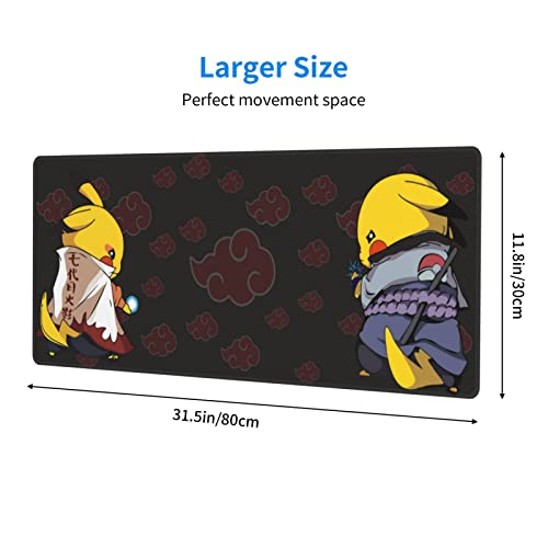 Gaming Mouse Pad Anime Character Mouse Pad for Computer - Anime Gaming Large Mouse Pad Non Slip Rubber Mat for Computers, Desktop PC Laptop Office Big Mouse Pad