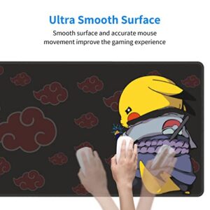 Gaming Mouse Pad Anime Character Mouse Pad for Computer - Anime Gaming Large Mouse Pad Non Slip Rubber Mat for Computers, Desktop PC Laptop Office Big Mouse Pad