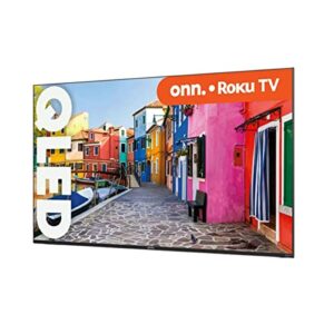 Onn 50-Inch Class 4K 2160p Smart QLED UHD LED TV 60Hz Panel Refresh Rate Compatible with Alexa & Google Assistant + Free Wall Mount (No Stands) 100071700 (Renewed)