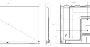 Jensen JE5515 Widescreen 55" 110V RV Wall Mount TV, 1920x1080 Full HD, High Performance Wide 16:9 LCD Panel, Brightness 200 cd/m2, Contrast Ratio 3000:1, 178° Viewing Angles, AC Power