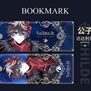 Genshin Impact Fatui Bookmark - Eleven Harbingers Collectible (Bookmark Set)