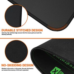 ProbTis Large Excel Shortcut Mouse Pad, Extended Office Mouse Pad with Stitched Edges, Waterproof, Non-Slip Base Keyboard Mats for Desk, XL Giant Mouse Pads for Desk, 31.5”x11.8”, Geek Gifts