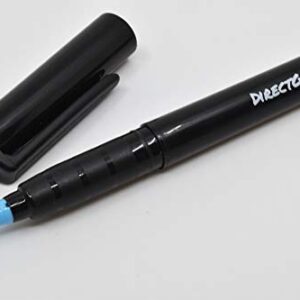 DirectGlow Invisible UV Ink Marker Pen with Ultraviolet LED Keychain Blacklight