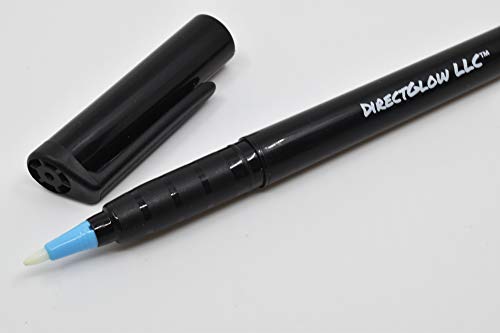 DirectGlow Invisible UV Ink Marker Pen with Ultraviolet LED Keychain Blacklight