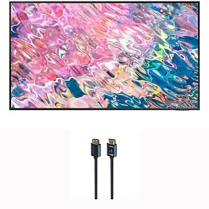 SAMSUNG QN43Q60BAFXZA 43" QLED Quantum HDR 4K Smart TV with an Austere 5S-4KHD2-2-5M V-Series 2.5m Premium 4K HDR HDMI Braided Cable (2022)