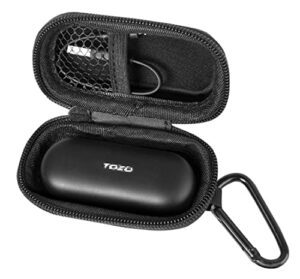 fitsand hard case compatible for tozo t12 earbuds bluetooth headphones