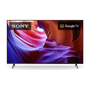 Sony KD55X85 55-Inch 4K Ultra HD TV with Smart Google TV and Dolby Vision HDR (2022 Model Year) HT-S100F Soundbar and 6-Feet 4K HDMI Cable Bundle (3 Items)