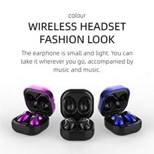 S6 Plus Wireless Earbuds Bluetooth Headphones with Wireless Charging Case IPX4 Waterproof Stereo Earphones in-Ear for SPOR (Red)