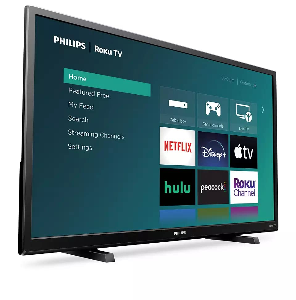 PHILIPS 32-Inch 720p HD LCD Smart TV 120PMR Sleep Timer USB HDMI Works with Google Assistant 32PFL4664/F7 (Renewed)