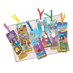 bible story bookmark assortment – stationery – 48 pieces