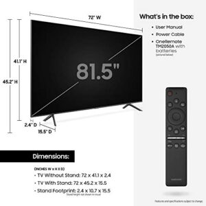 SAMSUNG 82-inch Class QLED Q60T Series - 4K UHD Dual LED Quantum HDR Smart TV with Alexa Built-in (QN82Q60TAFXZA, 2020 Model)