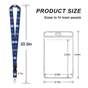 Cruise Lanyard for Ship Cards,4 Pack Cruise Lanyard with Waterproof Id Badge Holder for All Cruises Ships Key Cards & Must Have Accessories