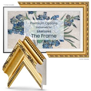 deco tv frames – ornate gold smart frame compatible only with samsung the frame tv (55″, fits 2021-2023 frame tv)