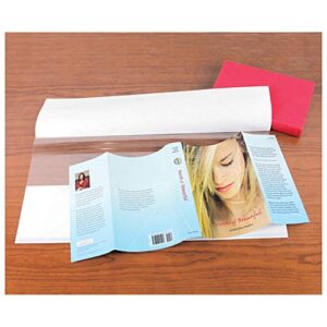The Library Store Center Slit Book Jacket Covers 1-mil Gloss Roll (12"H x 300 ft. L)