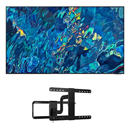 SAMSUNG QN55QN95BAFXZA 55" Neo QLED 120Hz Anti-Glare 4K Smart TV with a Sanus VLF525-B1 Full-Motion Premium Series Mount for 50"-82" Flat Screen TV's (2022)