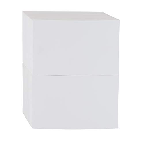 Amazon Basics Blank Index Cards, 4" x 6", White, 1000 Cards