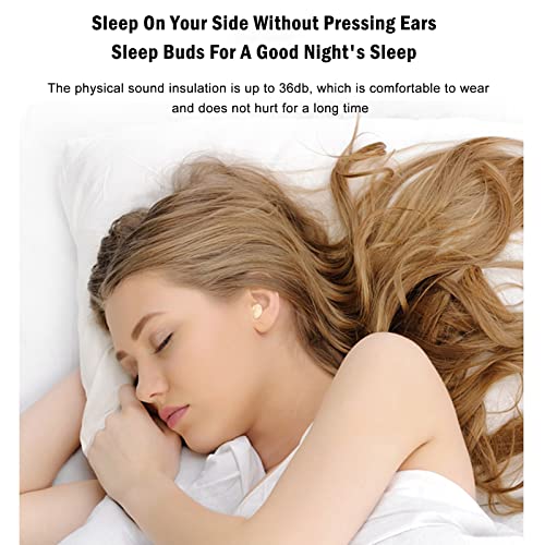 Sleep Earbuds for Side Sleepers Invisible Earbuds for Sleeping Smallest Sleep Buds Tiny Mini Small Discreet Bluetooth Earpiece Wireless Hidden Headphones Work Sport