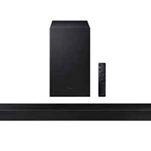 SAMSUNG QN43Q60AA 43" QLED Q60 Series 4K Smart TV Titan Gray with a HW-A650 3.1CH Soundbar and Subwoofer with DTS Virtual X (2021)